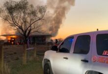 Grass, hay fires send firefighters scrambling