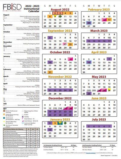 fort-bend-isd-2022-23-instructional-calendar-approved-and-viewable