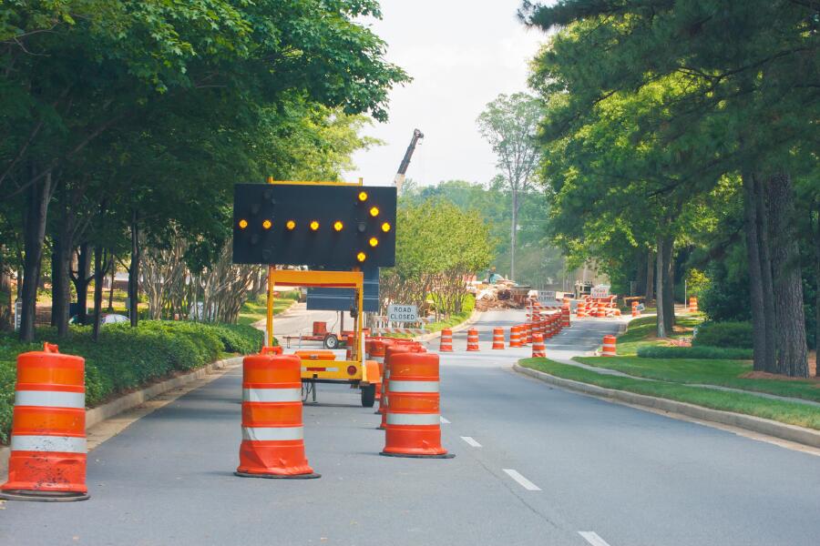 Greenbusch Road partially opened to traffic as the project awaits county action