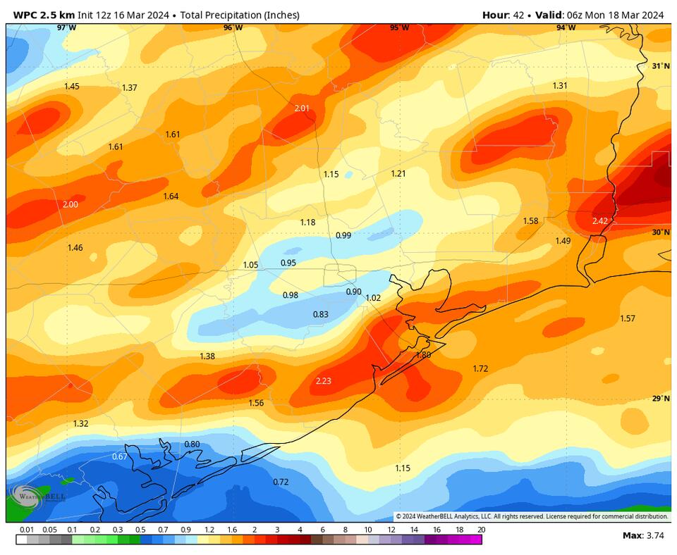 After Friday evening’s storms, on-and-off rain showers will persist through the weekend